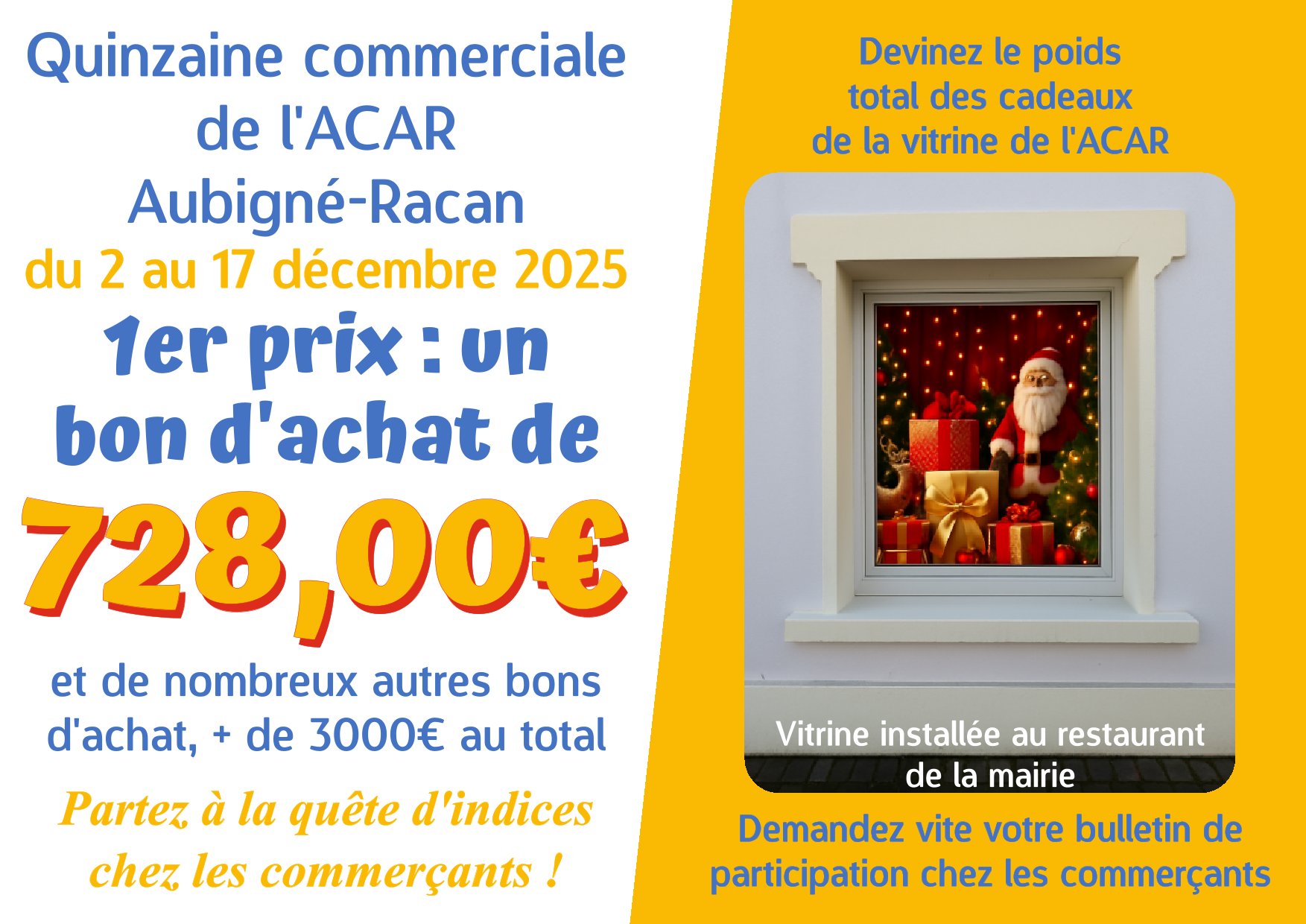 Affiche A4 quinzaine commerciale ACAR 2025 (4)-1