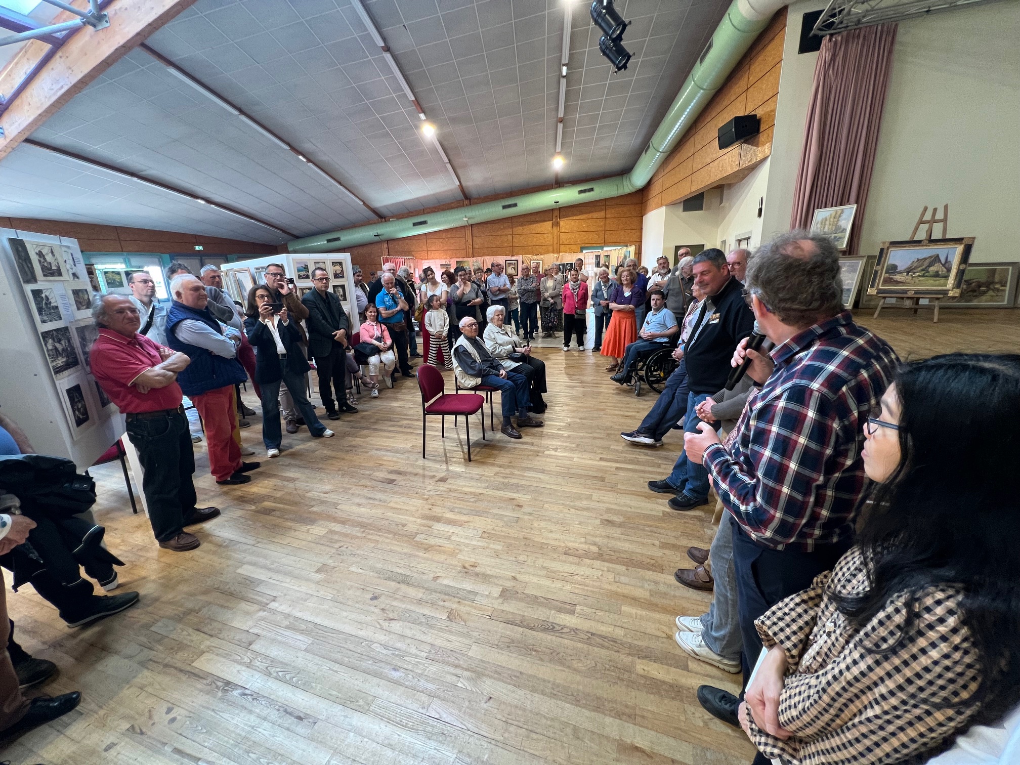 salle discours vernissage